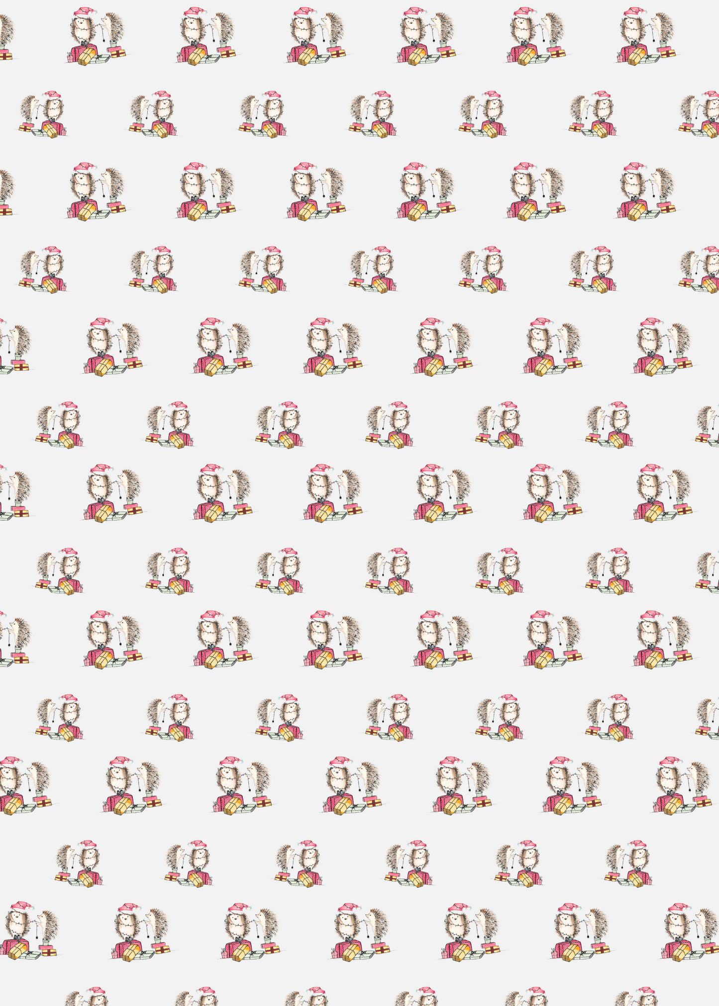 Hedgehog Presents Wrapping Paper