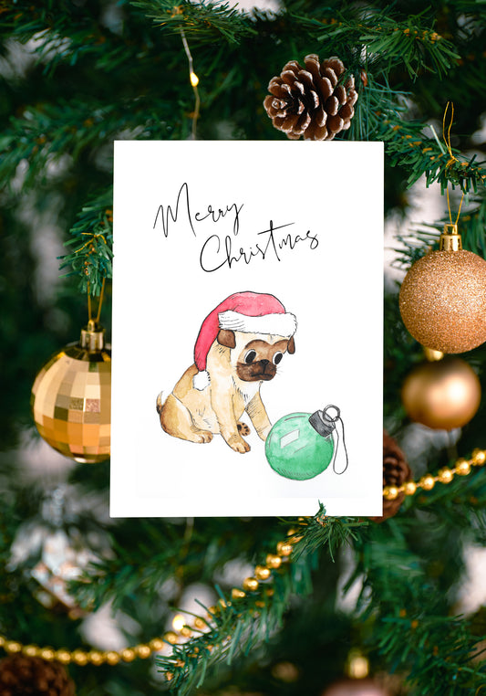 Christmas Pug