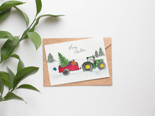 Christmas Tractor